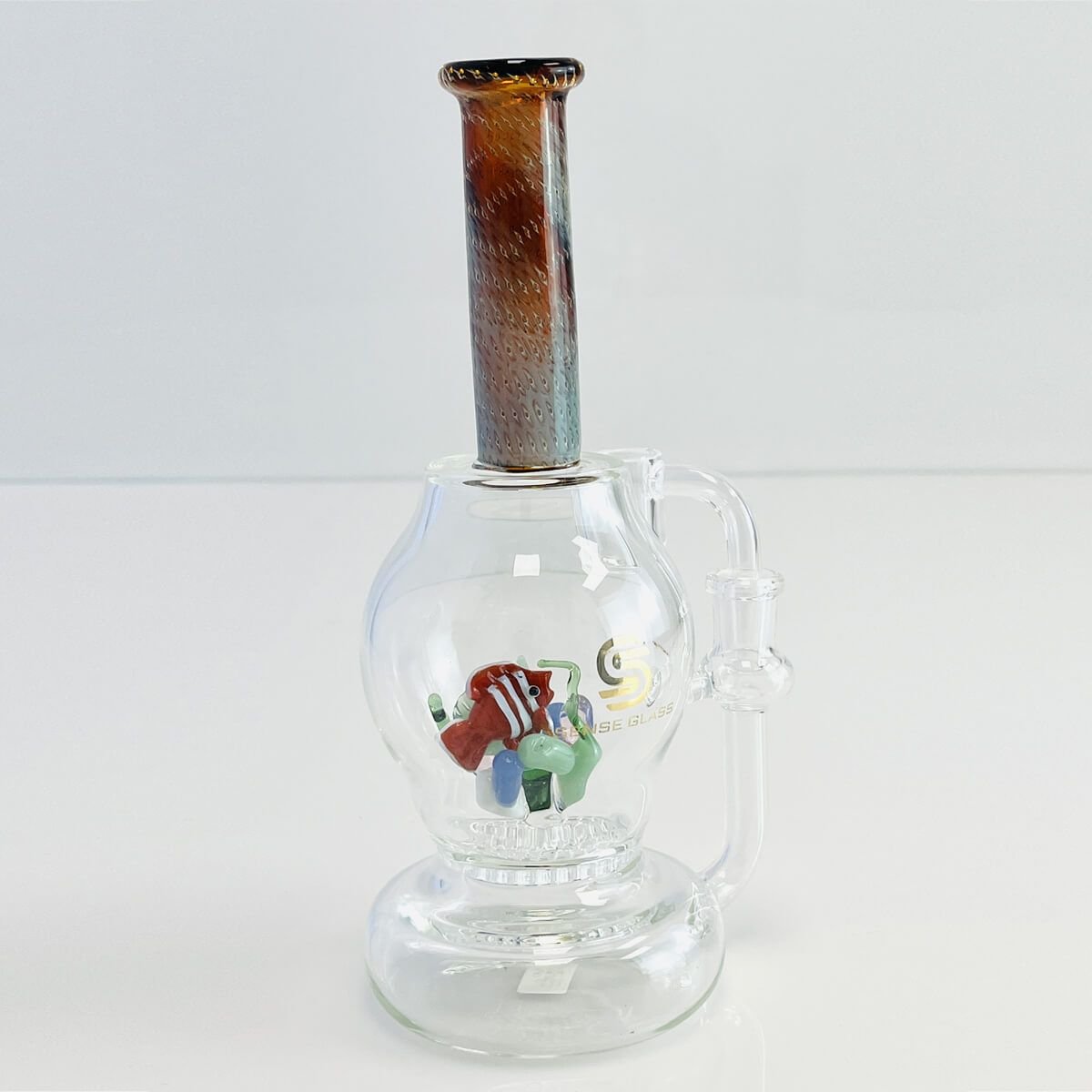 10cm Glass Pipe, U Bowl, GP2