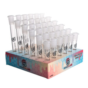 Premium Glass Downstem Display Box