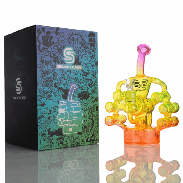 Rainbow Glass Bong - Image 22