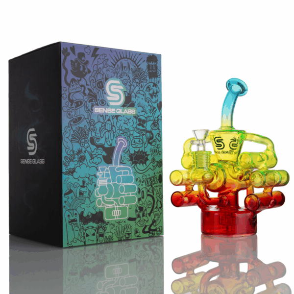 Rainbow Glass Bong - Image 23