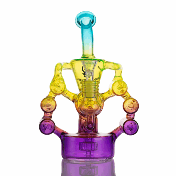 Rainbow Glass Bong - Image 2