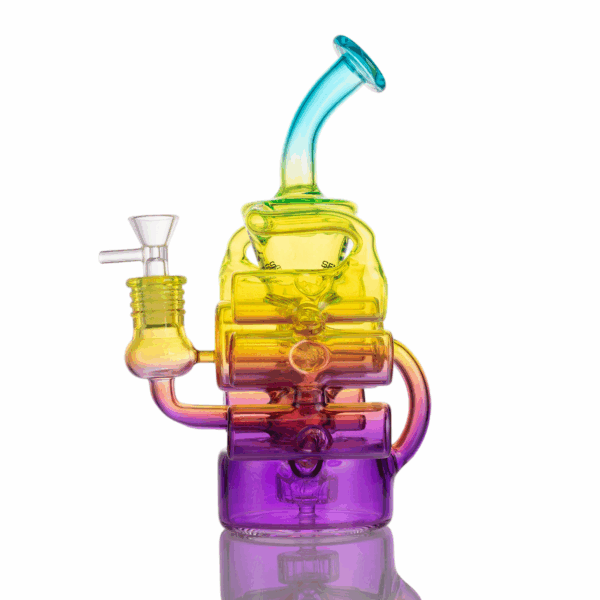 Rainbow Glass Bong - Image 4