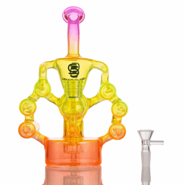 Rainbow Glass Bong - Image 7
