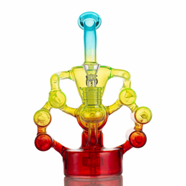 Rainbow Glass Bong - Image 10