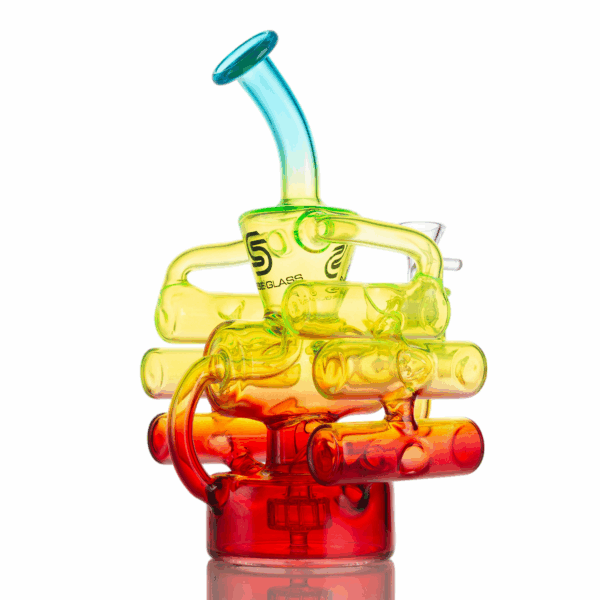 Rainbow Glass Bong - Image 15
