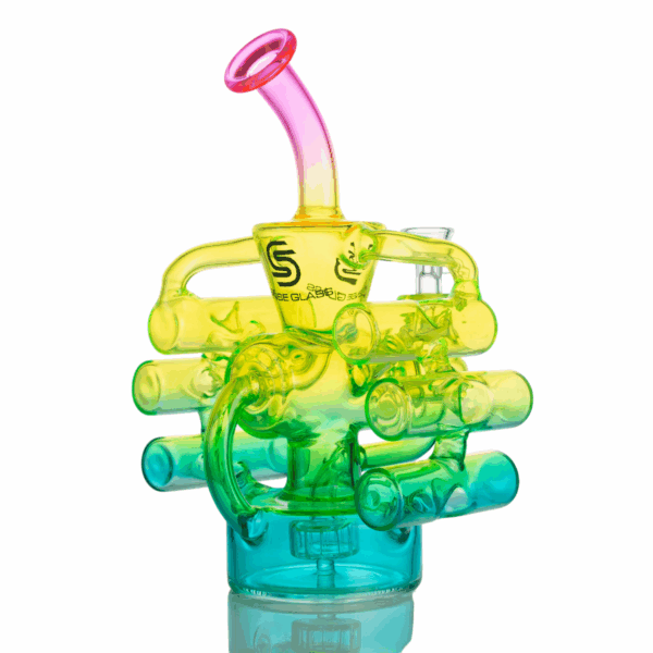 Rainbow Glass Bong - Image 16