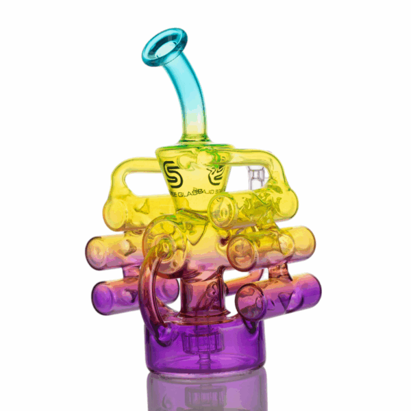 Rainbow Glass Bong - Image 17