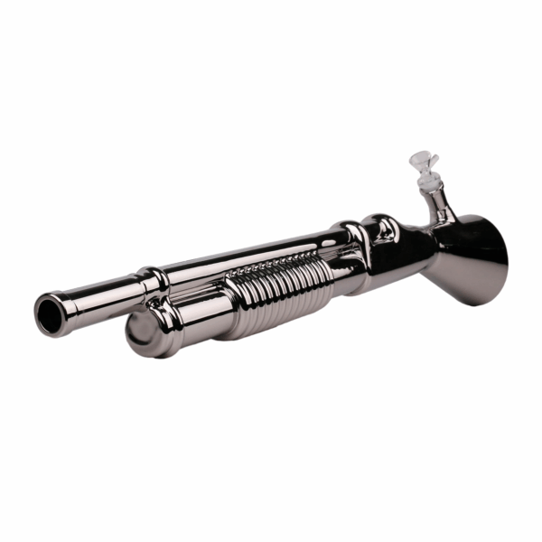 Plated Shotgun Glass Bong - Image 3