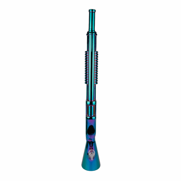 Plated Shotgun Glass Bong - Image 6