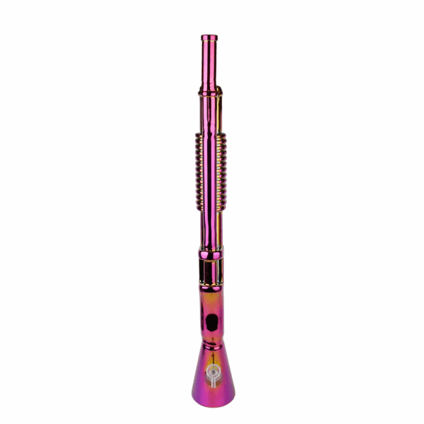 Plated Shotgun Glass Bong - Image 13