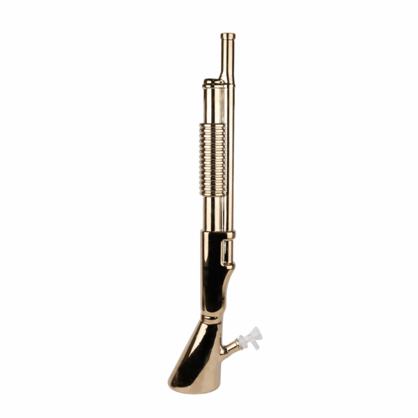 Plated Shotgun Glass Bong - Image 15
