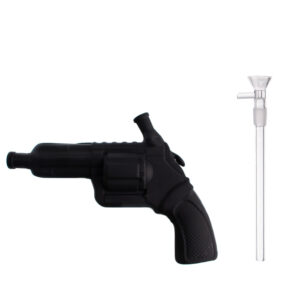 Frosted Glass Revolver Bong